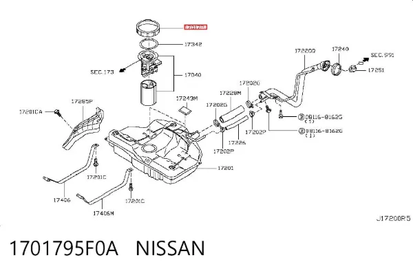  1701795F0A Nissan/Infiniti