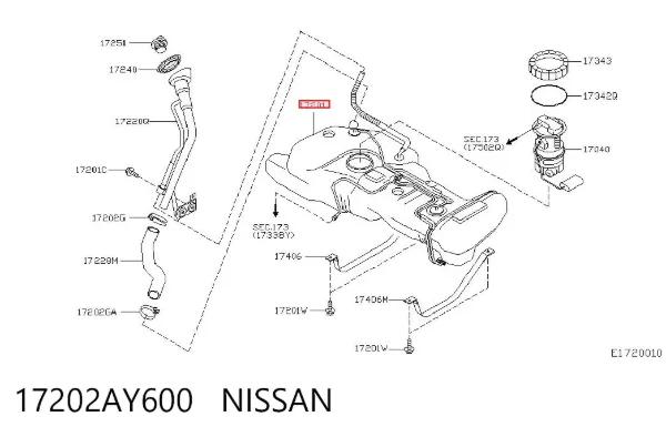 Tanque de combustível Nissan Micra K12