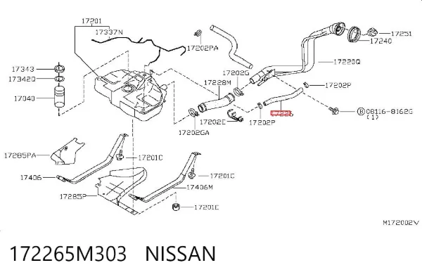  172265M303 Nissan/Infiniti