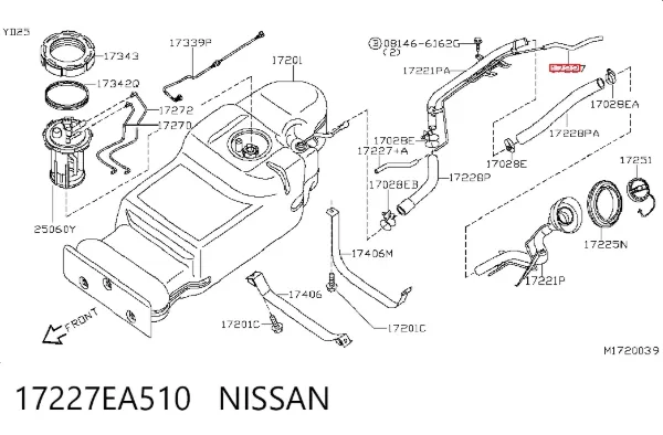  17227EA510 Nissan/Infiniti