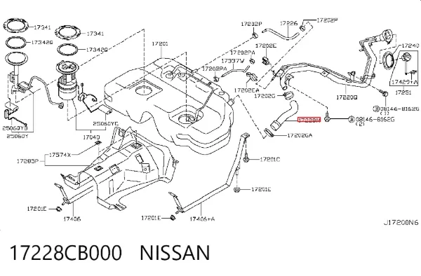  17228CB000 Nissan/Infiniti