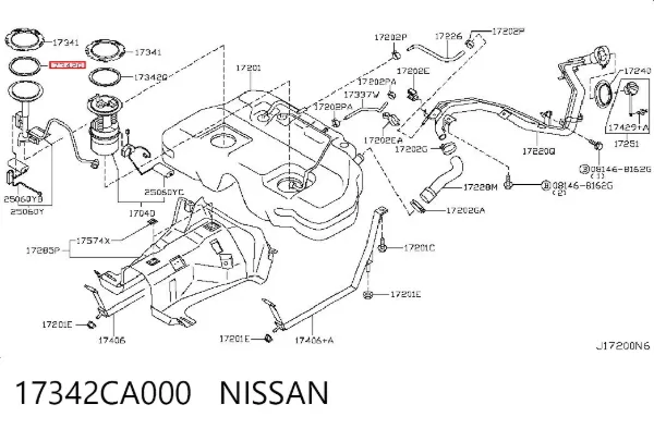  17342CA000 Nissan/Infiniti