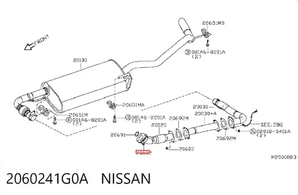  2060241G0A Nissan/Infiniti