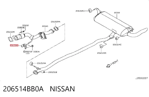 206514BB0A Nissan/Infiniti