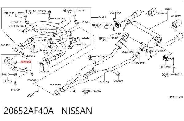  20652AF40A Nissan/Infiniti
