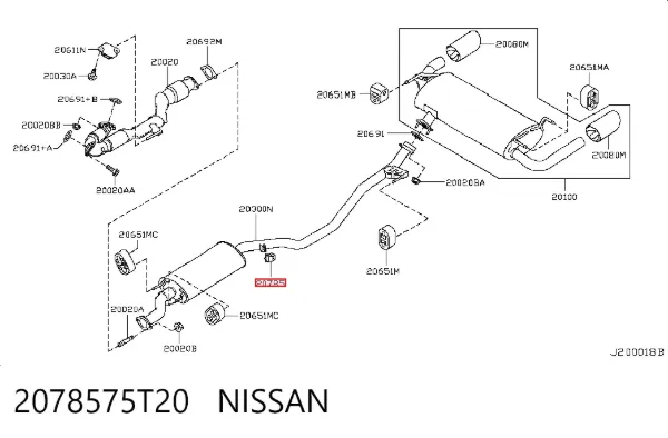  2078575T20 Nissan/Infiniti