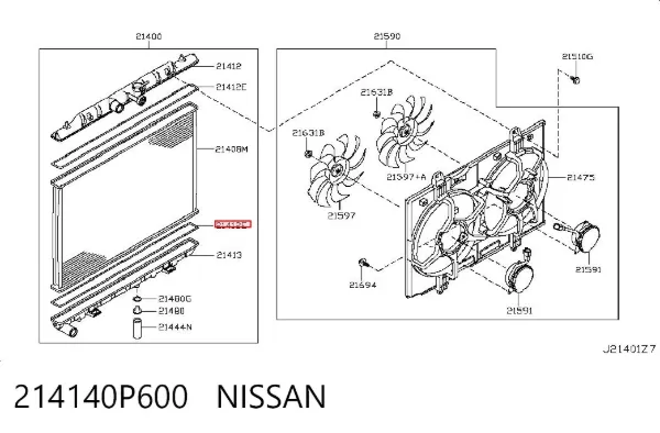  214140P600 Nissan/Infiniti