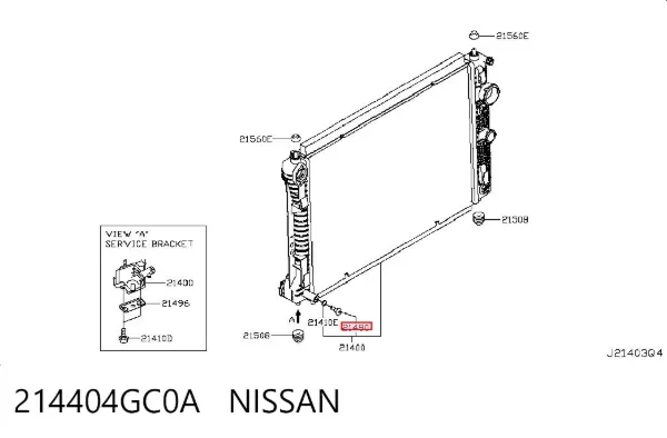  214404GC0A Nissan/Infiniti