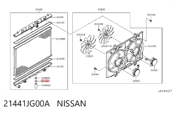  21441JG00A Nissan/Infiniti