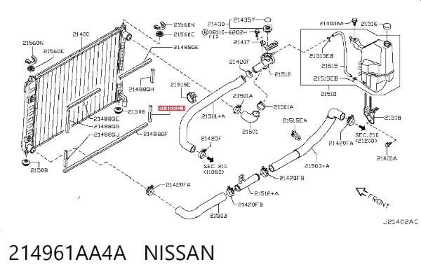  214961AA4A Nissan/Infiniti
