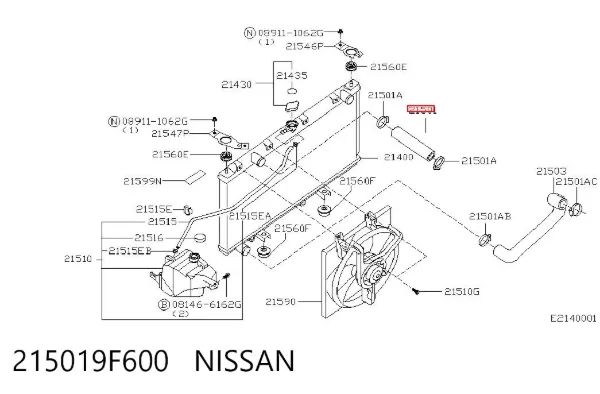  215019F600 Nissan/Infiniti