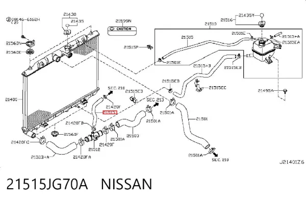  21515JG70A Nissan/Infiniti