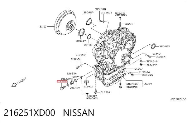  216251XD00 Nissan/Infiniti