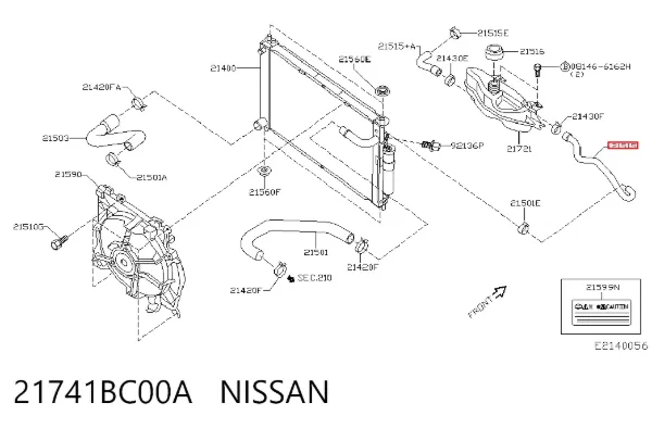  21741BC00A Nissan/Infiniti