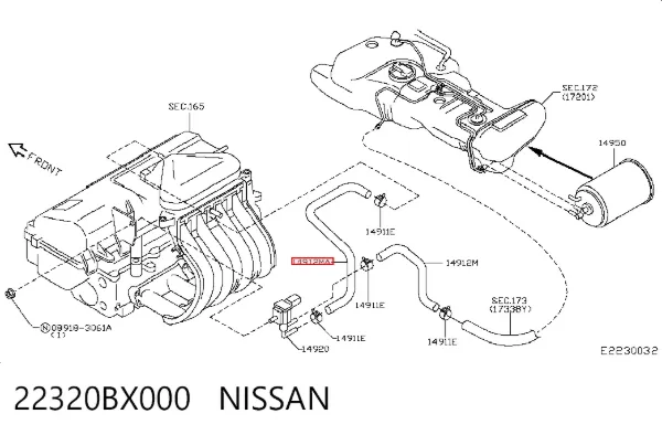  22320BX000 Nissan/Infiniti