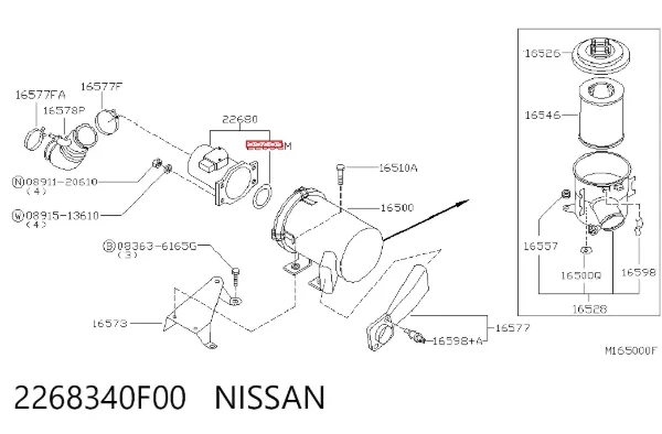  2268340F00 Nissan/Infiniti