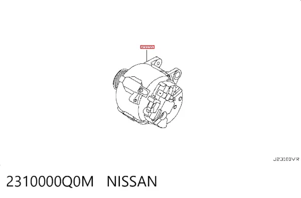 Gerador 2310000Q0M Nissan/Infiniti