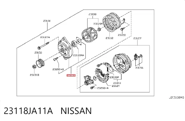  23118JA11A Nissan/Infiniti