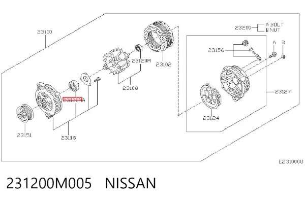  231200M005 Nissan/Infiniti