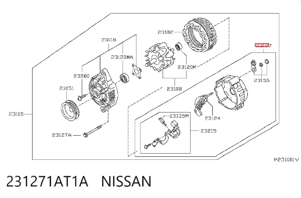  231271AT1A Nissan/Infiniti