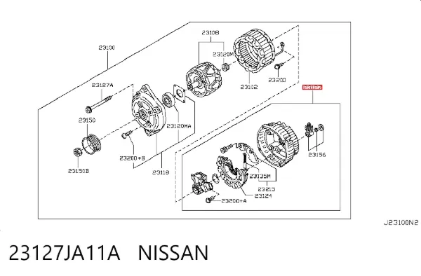 23127JA11A Nissan/Infiniti
