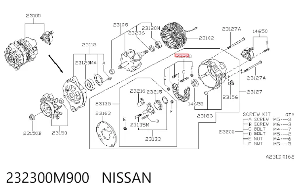  232300M900 Nissan/Infiniti
