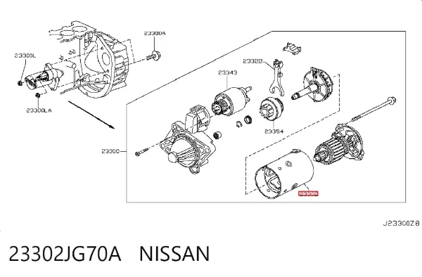  23302JG70A Nissan/Infiniti