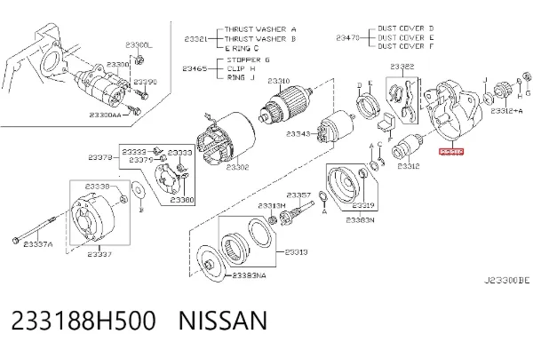  233188H500 Nissan/Infiniti