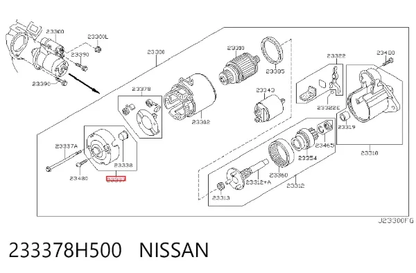  233378H500 Nissan/Infiniti