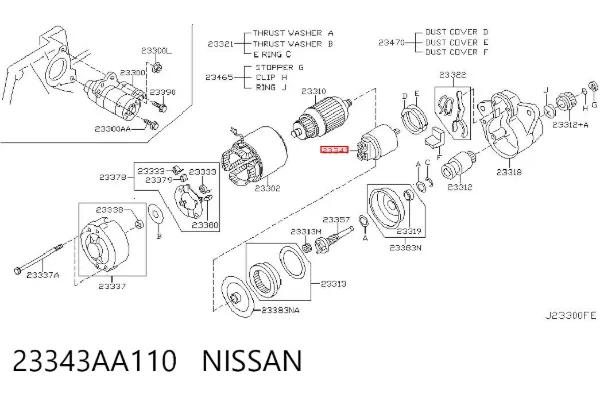  23343AA110 Nissan/Infiniti