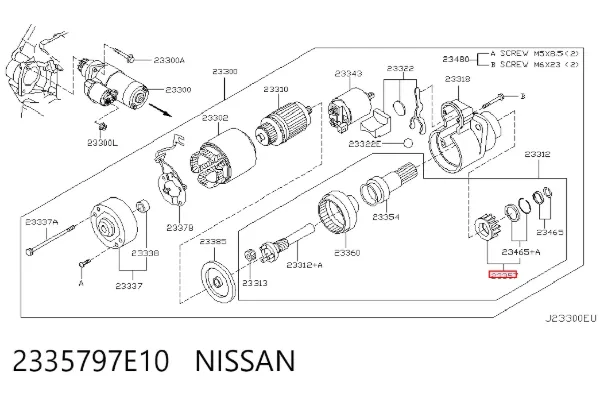  2335797E10 Nissan/Infiniti