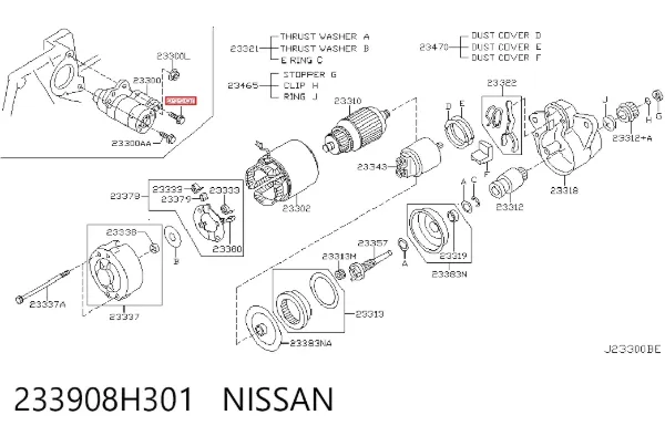  233908H301 Nissan/Infiniti