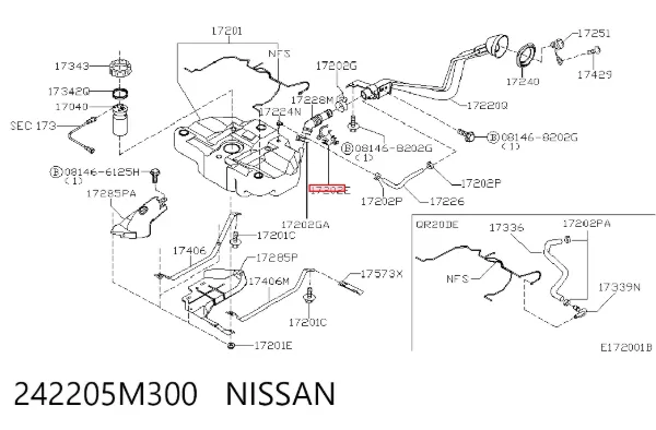  242205M300 Nissan/Infiniti