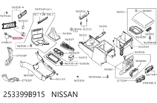  253399B915 Nissan/Infiniti