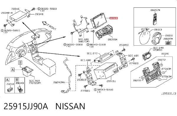 Mostrador multifuncional Nissan Patrol Y62
