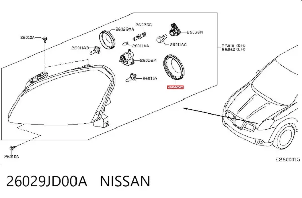  26029JD00A Nissan/Infiniti