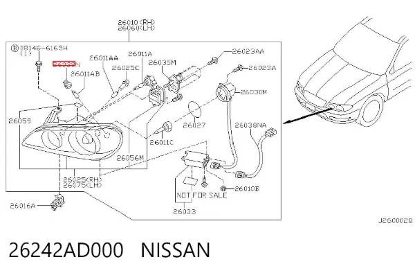  26242AD000 Nissan/Infiniti