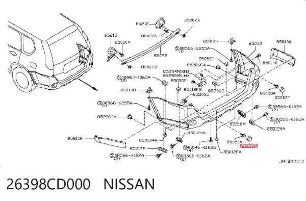  26398CD000 Nissan/Infiniti