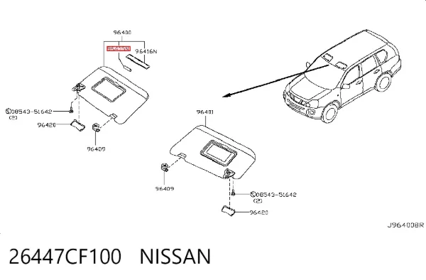  26447CF100 Nissan/Infiniti