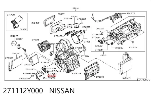  271112Y000 Nissan/Infiniti