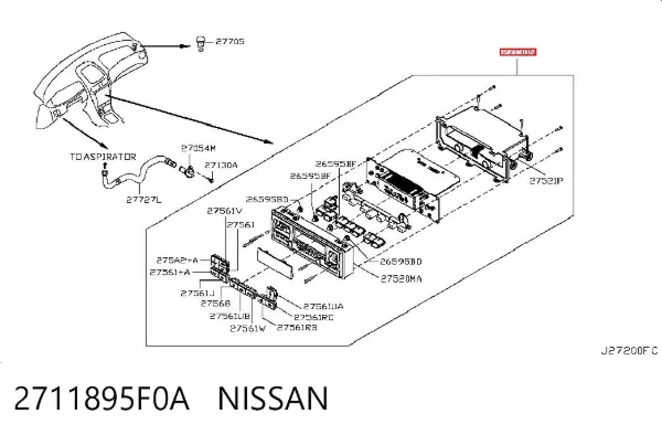 Unidade de controlo dos modos de aquecimento/condicionamento Nissan Almera CLASSIC