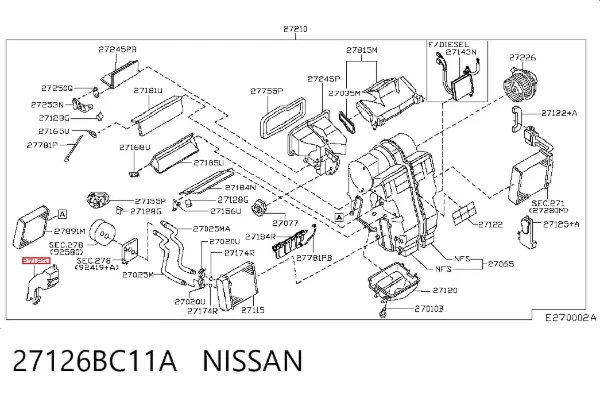  27126BC11A Nissan/Infiniti