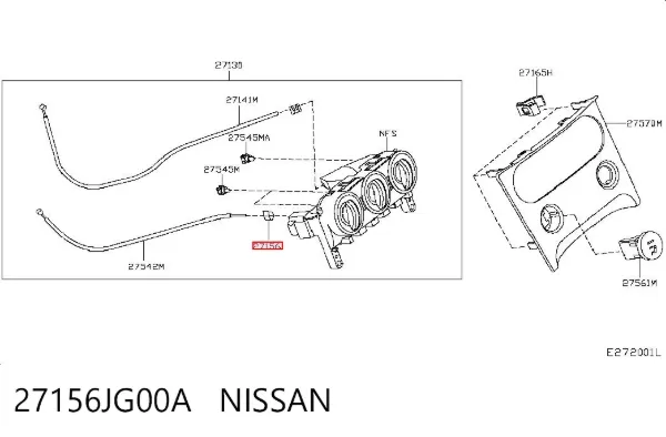  27156JG00A Nissan/Infiniti