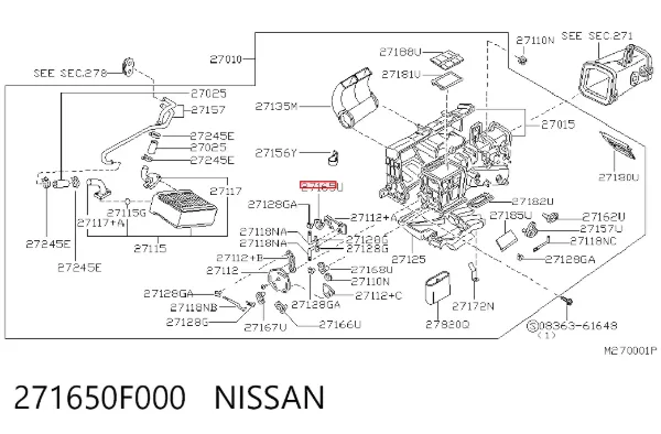  271650F000 Nissan/Infiniti
