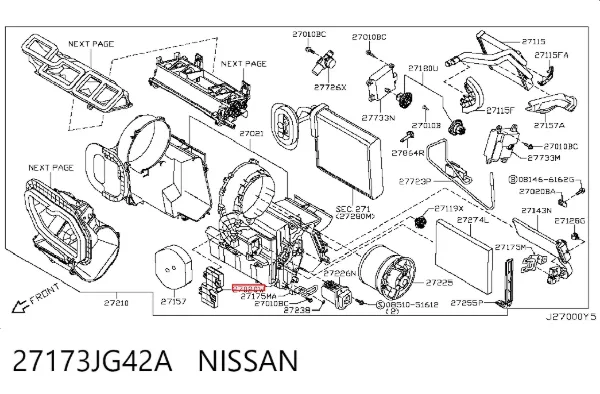  27173JG42A Nissan/Infiniti