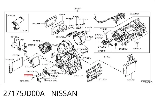  27175JD00A Nissan/Infiniti