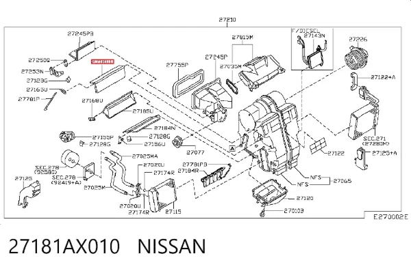  27181AX010 Nissan/Infiniti