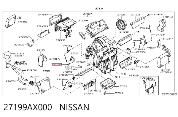  27199AX000 Nissan/Infiniti