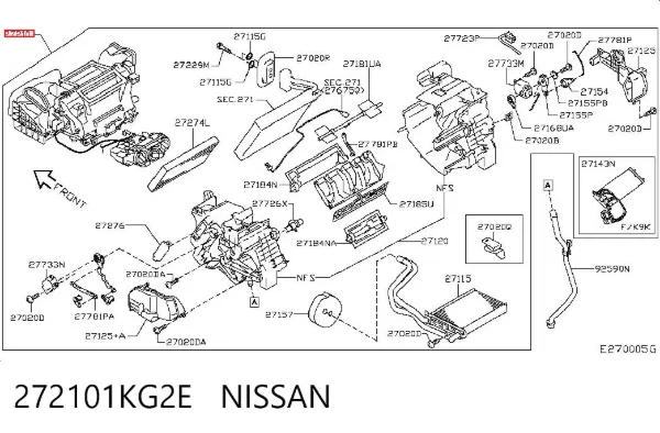  272101KG2E Nissan/Infiniti