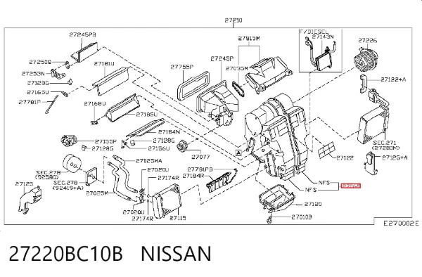  27220BC10B Nissan/Infiniti